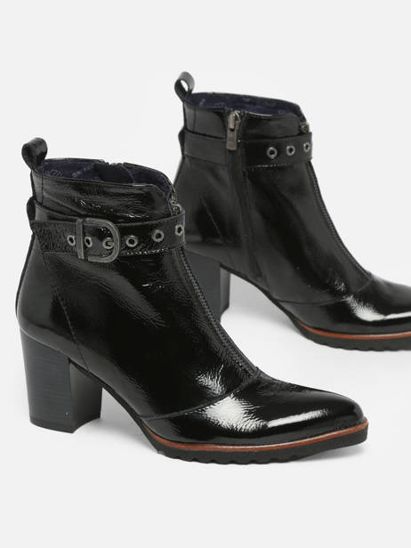 Heeled Boots Thais In Leather Dorking Black theme D8300 other view 3