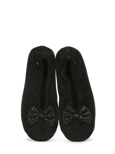 Slippers Isotoner Black women 97381