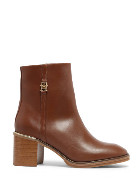 Heeled Boots Tommy hilfiger Brown women 7539GTU