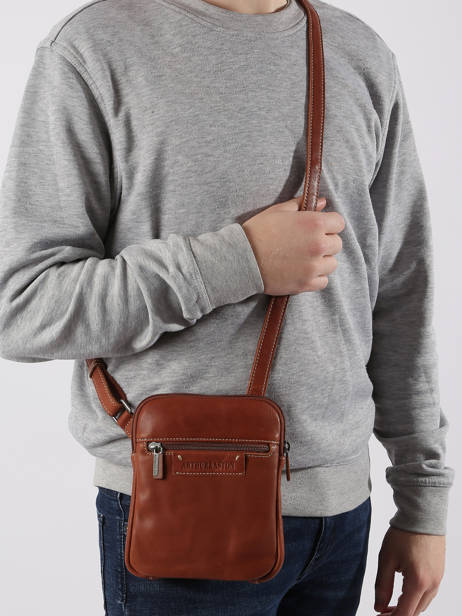 Leather Arthur Crossbody Bag Arthur & aston Brown johany 8 other view 2