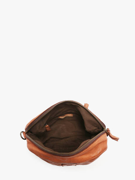Sac Bandoulière Heritage Cuir Biba Marron heritage BT24 vue secondaire 3