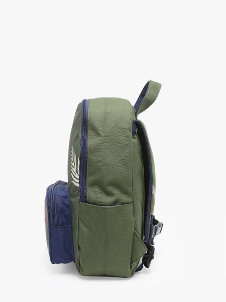 Mini Backpack Caramel et cie Green fier GA other view 2