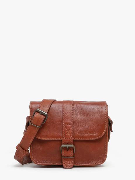 Crossbody Bag Vintage Leather Paul marius Brown vintage ESSENTIE