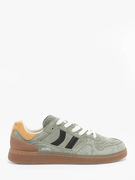 Sneakers Goal In Leather Coolway Green men 8663595