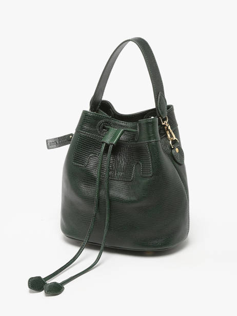 Bucket Bag La Suite 1960 Leather Paul marius Green la suite 1960 CAPUC960 other view 2