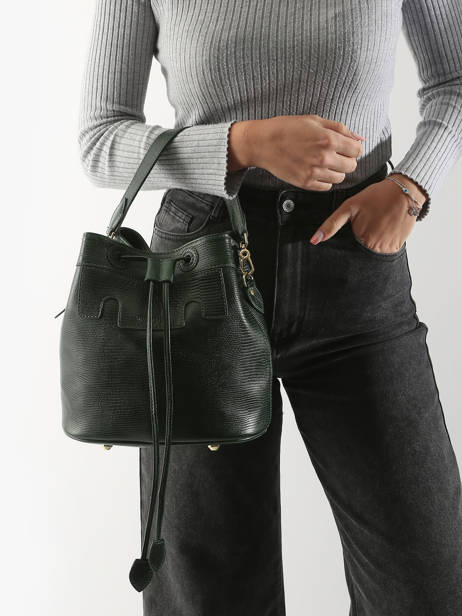 Bucket Bag La Suite 1960 Leather Paul marius Green la suite 1960 CAPUC960 other view 1