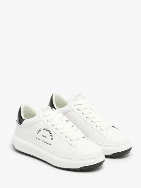 Sneakers Kapri Maison In Leather Karl lagerfeld White men KL57538 other view 1