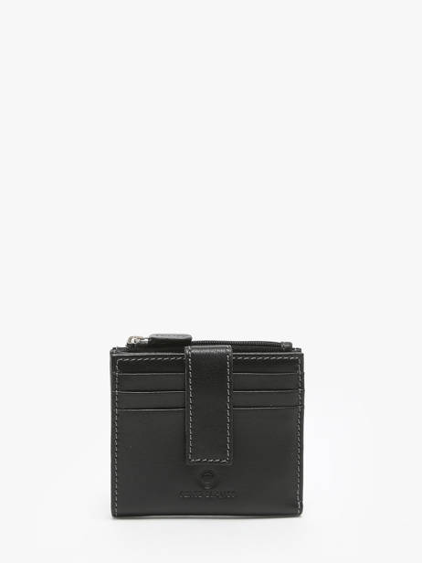 Card Holder Leather Serge blanco Black marfa MAR21060