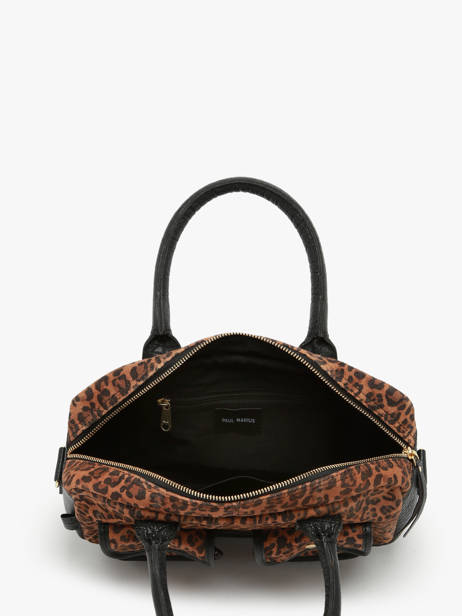 Crossbody Bag Leopard Leather Paul marius Black leopard DANDSLEO other view 2