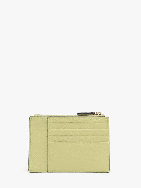 Leather Card Holder Ninon Lancel Green ninon A10537 other view 2