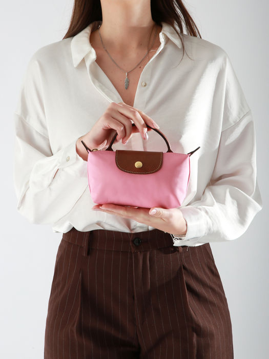 Longchamp Le pliage original Clutches Pink