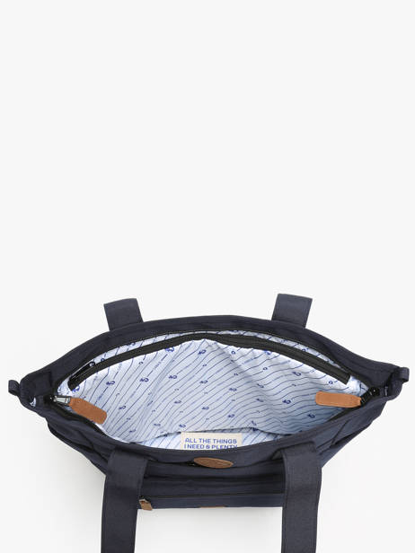 A4 Size Shoulder Bag Adventurer Recycled Polyester Cabaia Blue adventurer TOTEBAGM other view 3