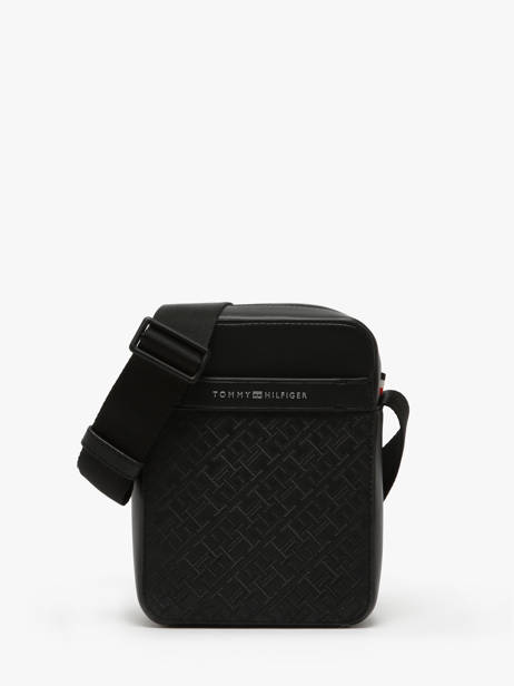 Crossbody Bag Tommy hilfiger Black monogram AM13307