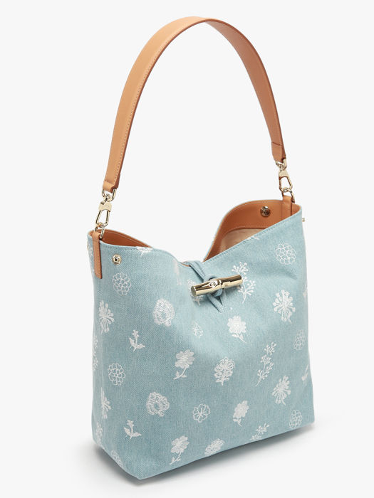 Longchamp Le roseau denim Hobo bag Blue