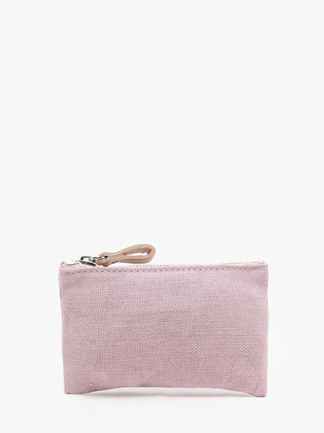 Coin Purse Le Cabas Linen Vanessa bruno Pink cabas lin 31V42017 other view 2