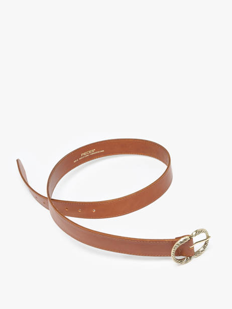 Ceinture Pieces Marron soffia 17156739 vue secondaire 3