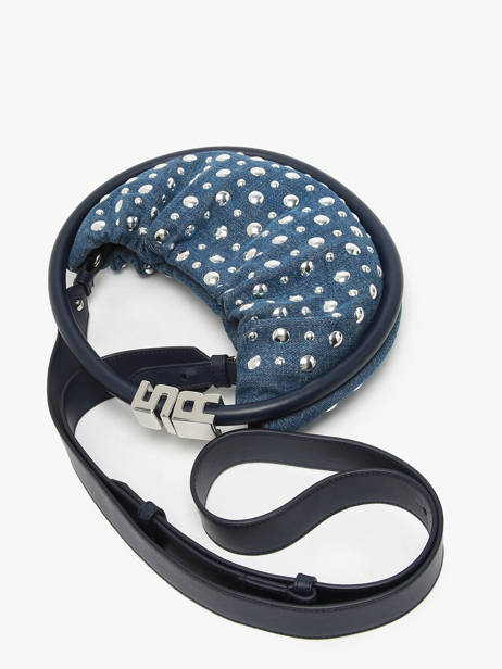 Mini Domino Bag Denim And Studs Sonia rykiel Blue domino SA15CO66 other view 2