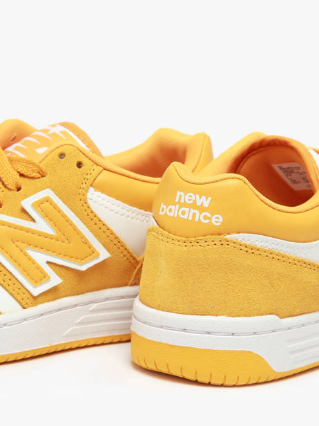 Sneakers 480 In Leather New balance Yellow men BB480LWA other view 3