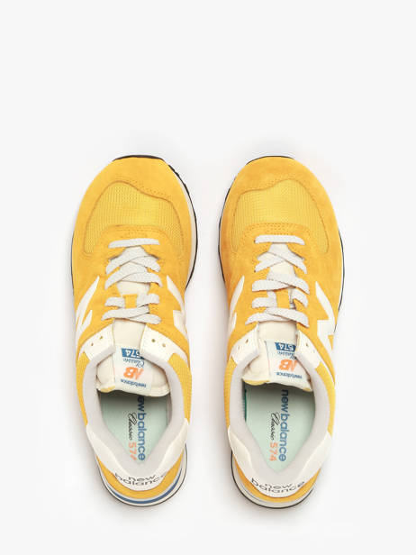 Sneakers 574 New balance Yellow men U574VPY other view 2