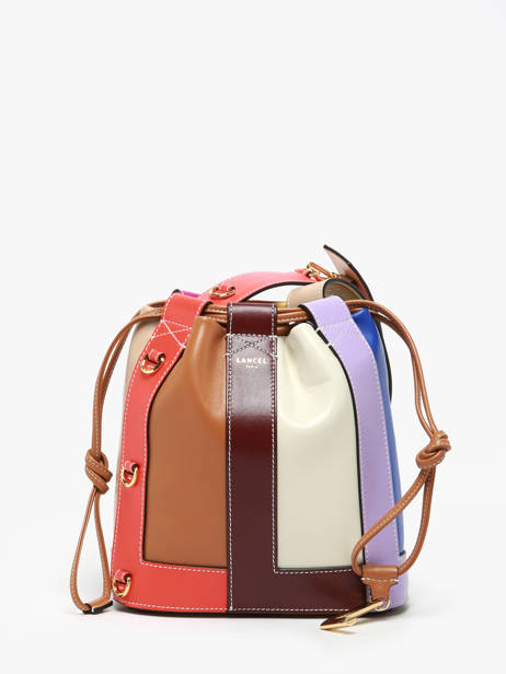 Small Leather Elles Tutti Frutti Bucket Bag Lancel Multicolor elles A13399