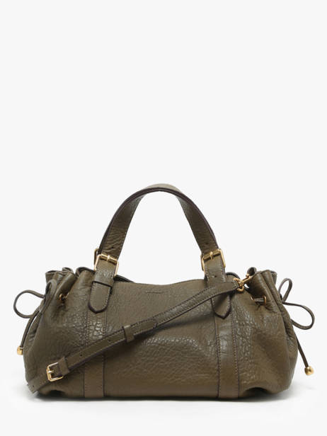 Shoulder Bag Bubble Leather Gerard darel Green bubble DBS67428 other view 5