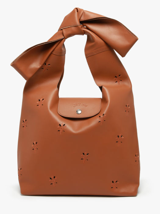 Longchamp Le pliage broderie anglaise Hobo bag Brown