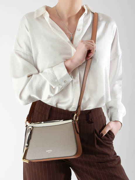 Shoulder Bag Faubourg Leather Lancel White faubourg A13544 other view 1