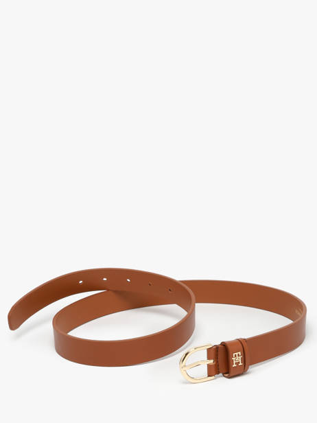 Ceinture Tommy hilfiger Marron essentiel AW16836 vue secondaire 2