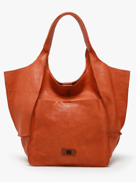 Shoulder Bag Heritage Leather Biba Orange heritage HOM1L