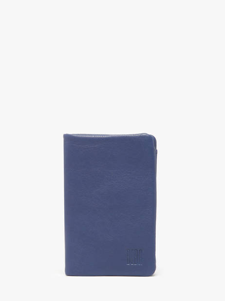 Wallet Leather Biba Blue wallet SFM4L