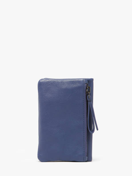 Wallet Leather Biba Blue wallet SFM4L other view 3