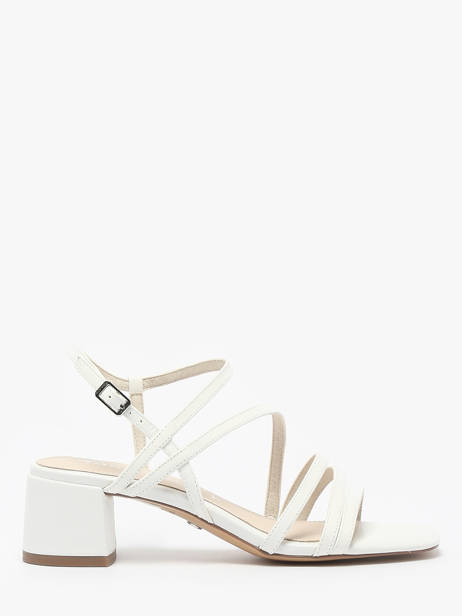 Heeled Sandals In Leather Tamaris White women 42