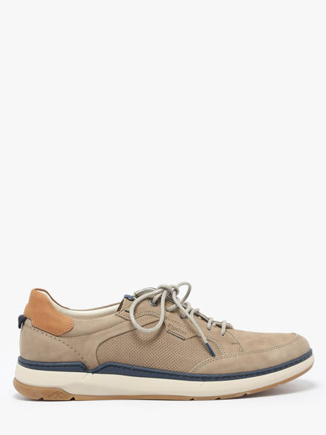 Sneakers Delbuck In Leather Fluchos Beige men F2211