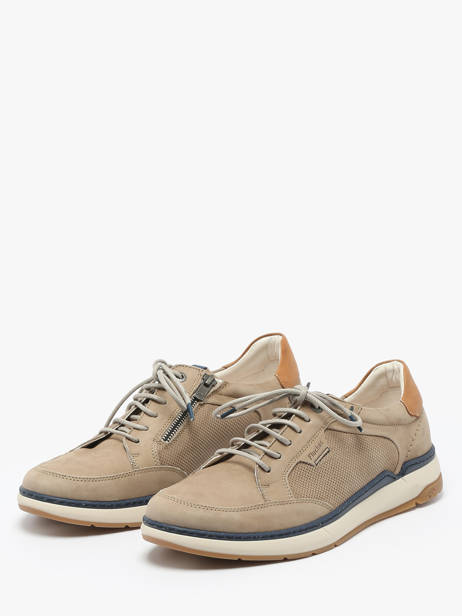 Sneakers Delbuck In Leather Fluchos Beige men F2211 other view 1