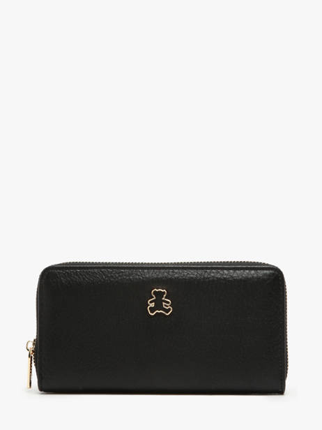 Wallet Lulu castagnette Black zip CHRYS103