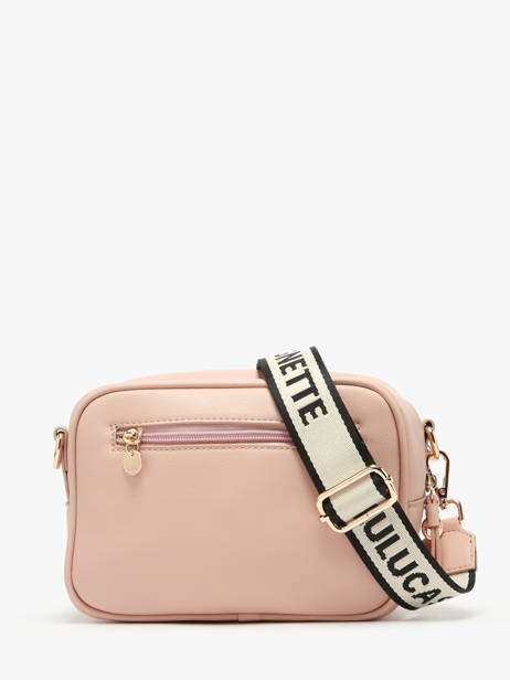 Shoulder Bag Logo Lulu castagnette Pink logo YZERNAY other view 4