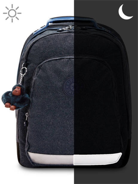 2-compartment  Backpack Kipling Blue back to school KI6969 other view 4