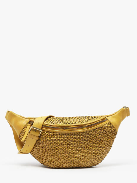 Belt Bag Biba Yellow leather BRI5L