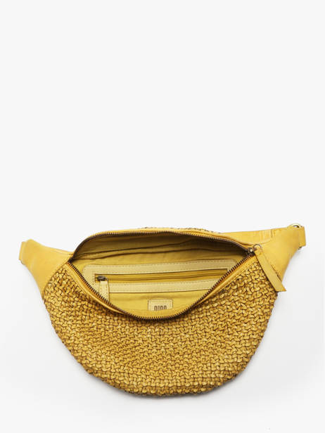 Belt Bag Biba Yellow leather BRI5L other view 2