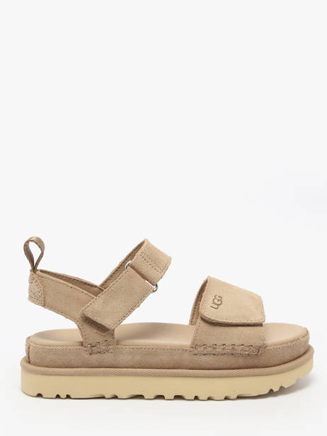 Sandals In Leather Ugg Beige women 1136783