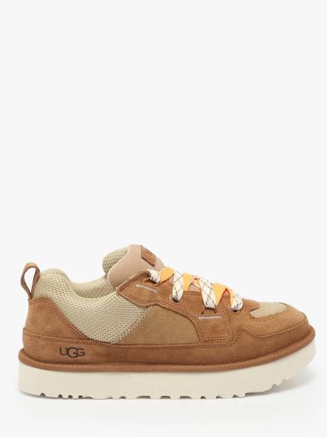 Sneakers In Leather Ugg Brown men 1169493