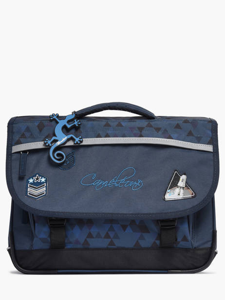 Satchel 2 Compartments Cameleon Blue actual PBBACA38