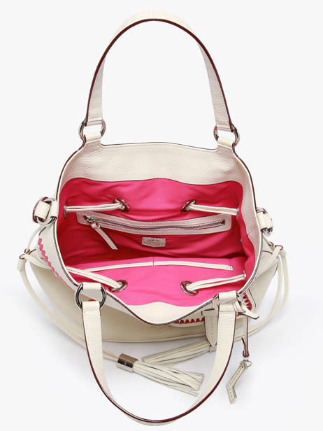 Bucket Bag Premier Flirt Leather Lancel White premier flirt A13387 other view 3