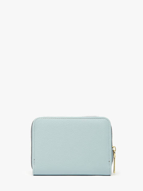Coin Purse Button Miniprix Blue safiano 78SM2666 other view 2