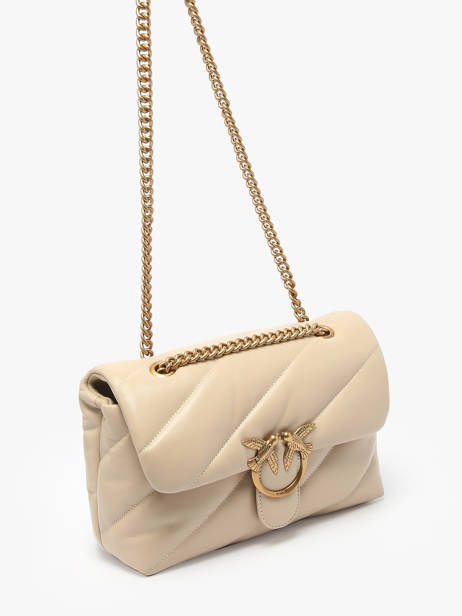 Cross Body Tas Love Bag Puff Leather Pinko Beige love bag puff A0F2 other view 2