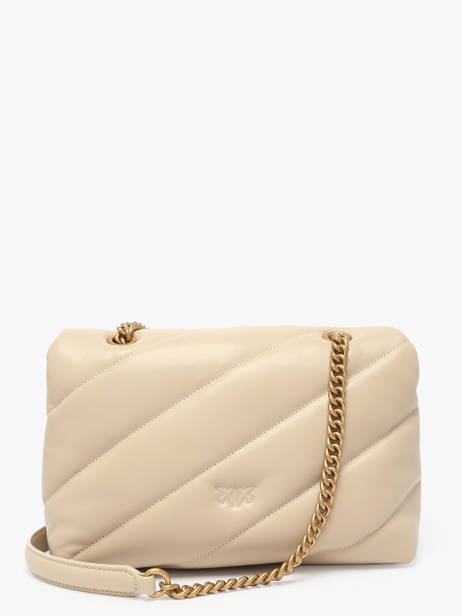 Cross Body Tas Love Bag Puff Leather Pinko Beige love bag puff A0F2 other view 4