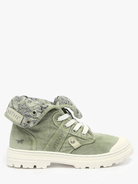 Sneakers Mustang Green women 1426504