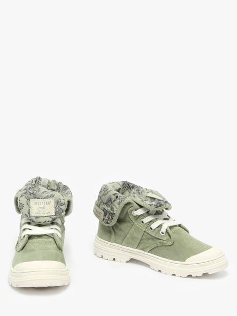 Sneakers Mustang Green women 1426504 other view 2