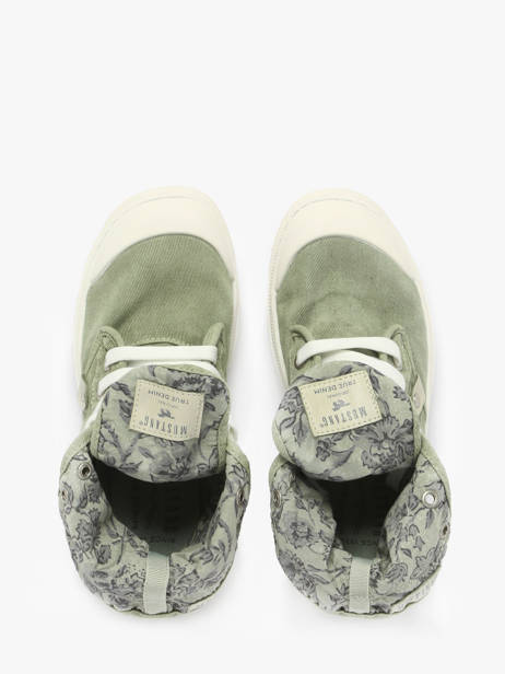 Sneakers Mustang Green women 1426504 other view 3