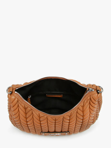Shoulder Bag K Weave Polyurethane Karl lagerfeld Brown k weave A3W30147 other view 3